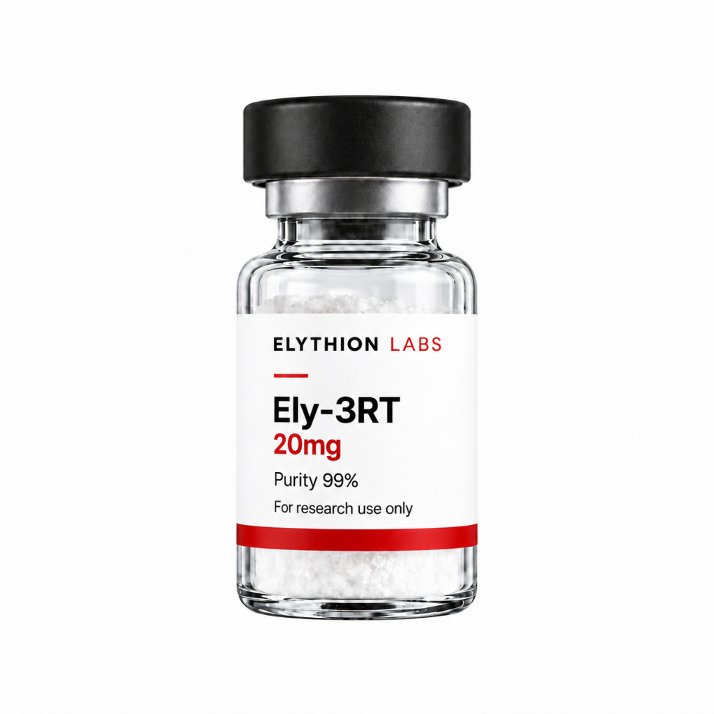 ELYTHION LABS Ely-3RT 10mg research vial on a white background