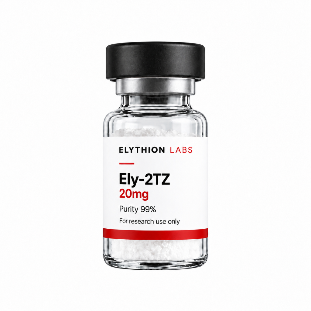 ELYTHION LABS approved research vial image; compound and strength pending verification