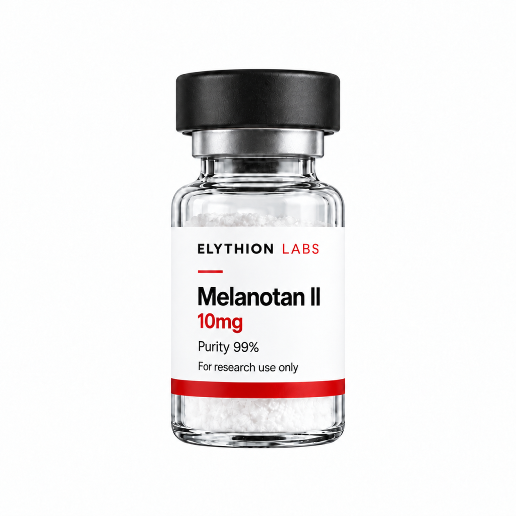 ELYTHION LABS approved research vial image; compound and strength pending verification