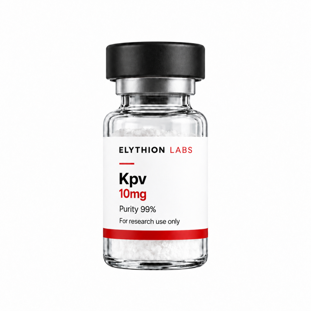 ELYTHION LABS approved research vial image; compound and strength pending verification