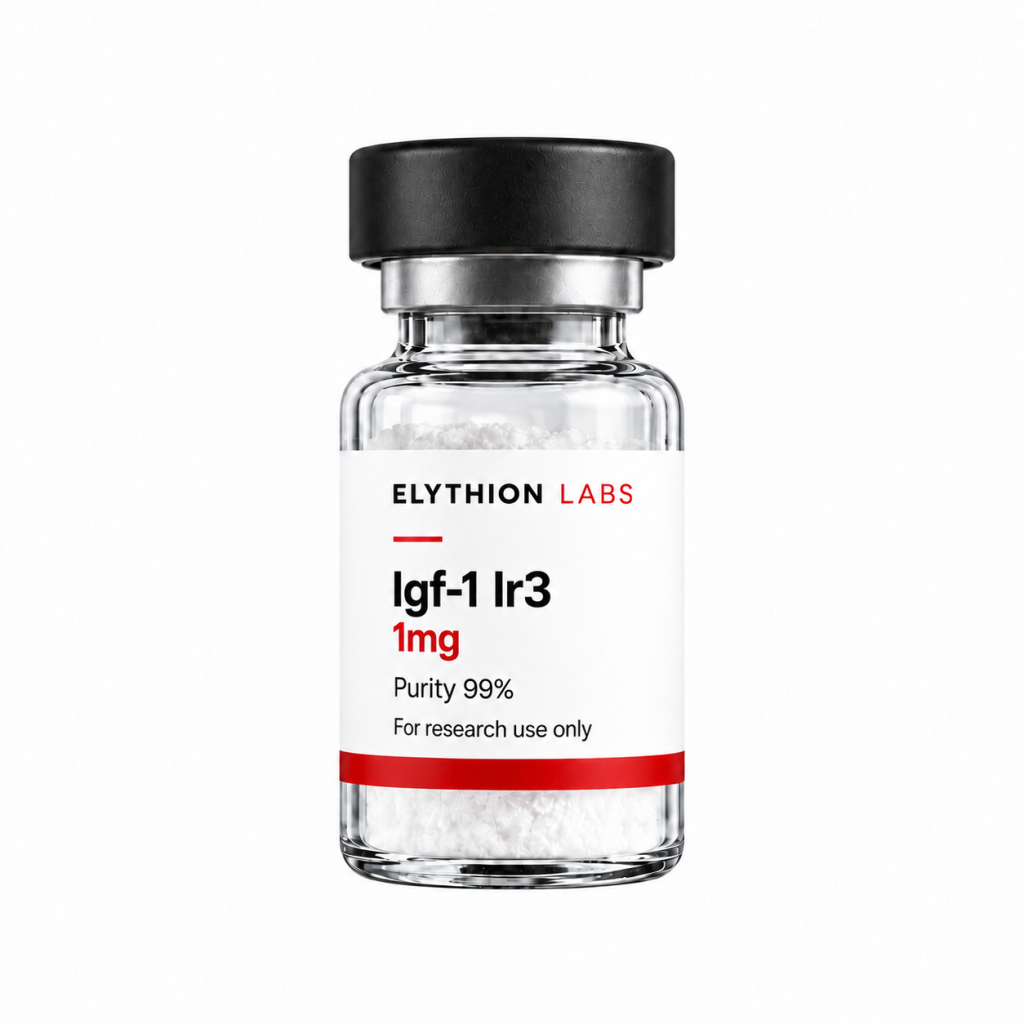 ELYTHION LABS approved research vial image; compound and strength pending verification